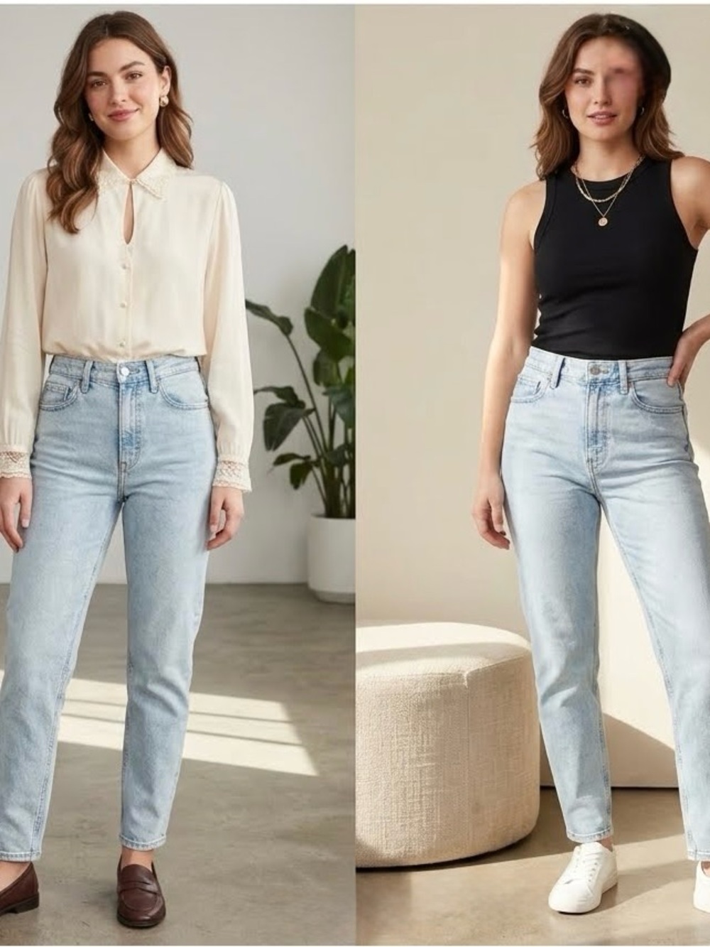 Old Navy Light Wash Straight Leg Jeans